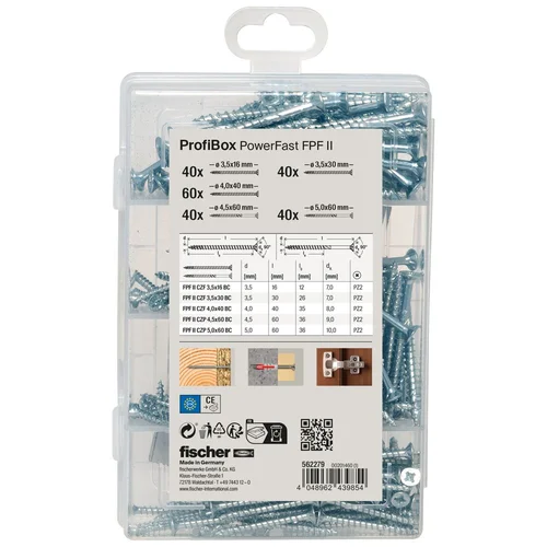Fischer Medsraigčių rinkinys PROFI-BOX PZ, 220vnt. image 2