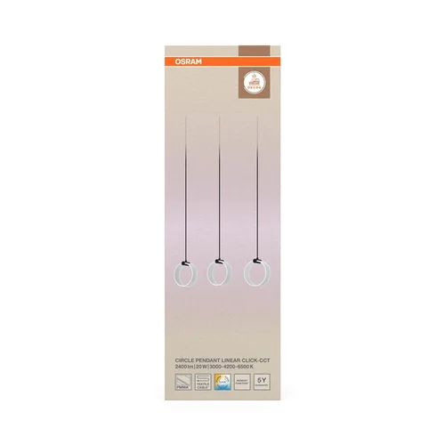 Osram lubų šviestuvas LED, 20W, 3000–6500K, 1300 lm image 3