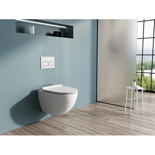 Klozeto dangtis RAVAK Vita Slim, balta spalva, 36,4×45×5,1 cm image 2