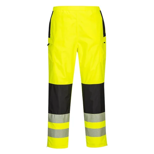 Gero matomumo PORTWEST PW386 moteriškos kelnės nuo lietaus - M, Yellow/Black image 3