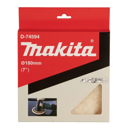 Makita D-74594 vilnonis poliravimo padas, 180 mm image 3