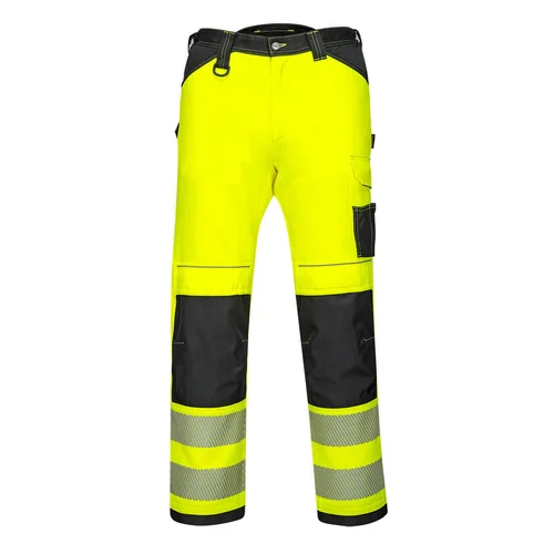 Portwest PW303 Lengvos kelnės 33, Yellow/Black image 2