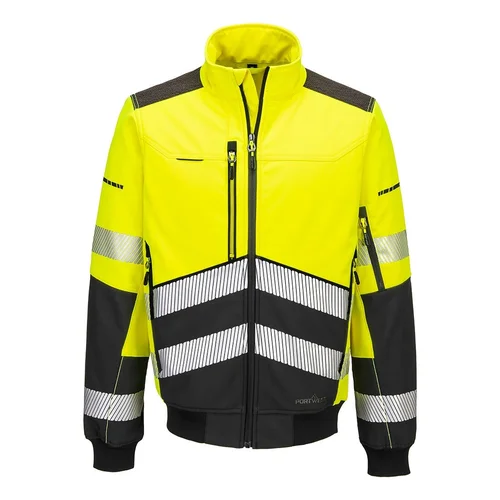 Gero matomumo PORTWEST EV468 Softshell Bomber striukė XXL Yellow/Black image 1