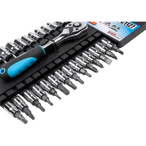 Richmann Galvučių su terkšle rinkinys 1/4", Richmann 27 vnt. image 3