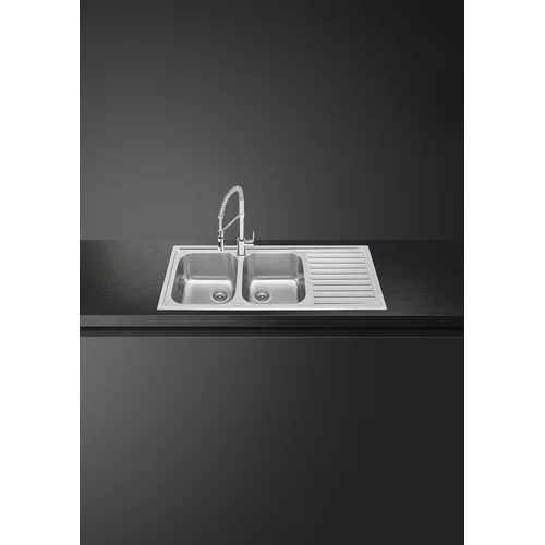 Smeg LLR116-2 nerūdijančio plieno plautuvė image 2