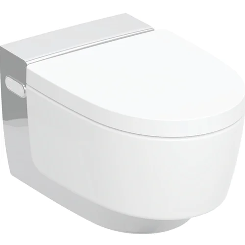 Išmanus pakabinamas unitazas Geberit AquaClean Mera Comfort, 146.210.21.1, chromuota apdaila image 1