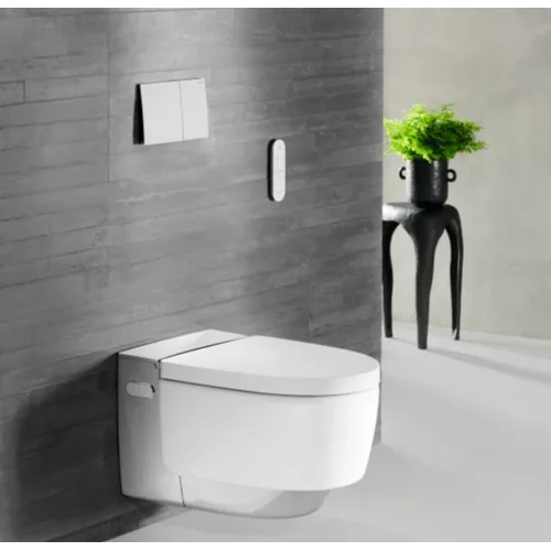 Išmanus pakabinamas unitazas Geberit AquaClean Mera Comfort, 146.210.21.1, chromuota apdaila image 2