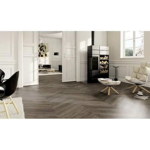 LVT Pro Chevron Oak Canberra Matt Vinilinė grindų danga, 665,4x152,4x2,5mm image 2