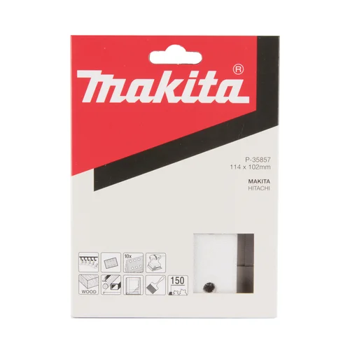 Makita P-35857 šlifavimo popierius 114 x 102 mm K150 image 3