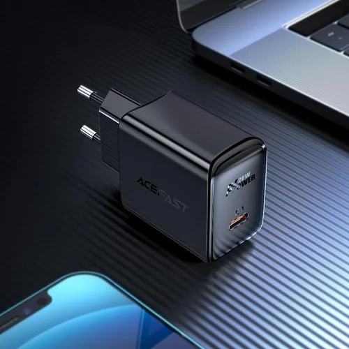 Įkroviklis Acefast A1 PD20W USB-C juodas image 2