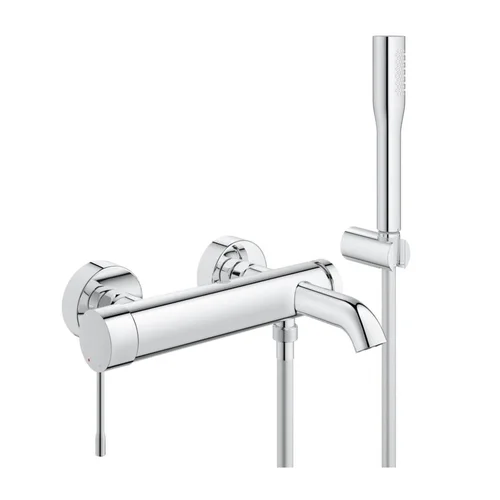 Grohe Essence New vonios maišytuvas su dušu, chromas image 1