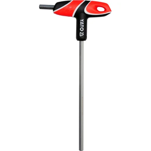 Yato šešiabriaunis raktas su rankena HEX, 8.0 mm, 22/102/200 mm image 1