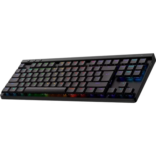 Logitech G515 TKL Lightspeed belaidė klaviatūra Juoda image 1