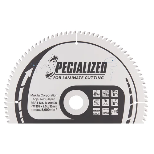 Makita B-29505 SPECIALIZED pjovimo diskas 305x2.5x30 mm image 1