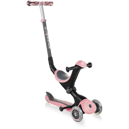 Globber Go Up Deluxe vaikiškas paspirtukas, šviesiai rožinė image 1