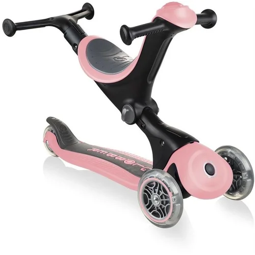 Globber Go Up Deluxe vaikiškas paspirtukas, šviesiai rožinė image 3