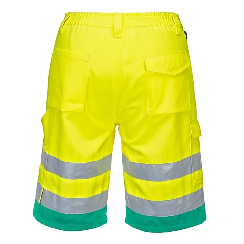 PORTWEST L043 polimedvilniniai šortai XXXL, Yellow/Navy image 3