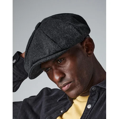Baker Boy Beechfield B629 kepurė S/M, Charcoal Marl image 2
