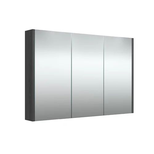 Raguvos Baldai SERENA Veidrodinė spintelė, 100 cm, Juodas ąžuolas, 1400701 image 1