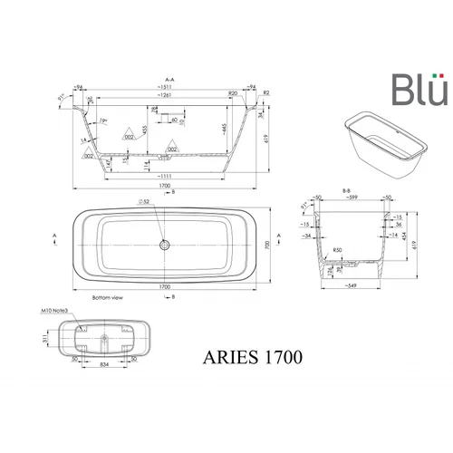 BLU Vonia ARIES 1700 Evermite su persipylimu image 2