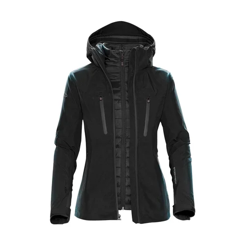 Stormtech XB-4W Moteriška 3-į-1 Striukė L Black/Carbon image 2