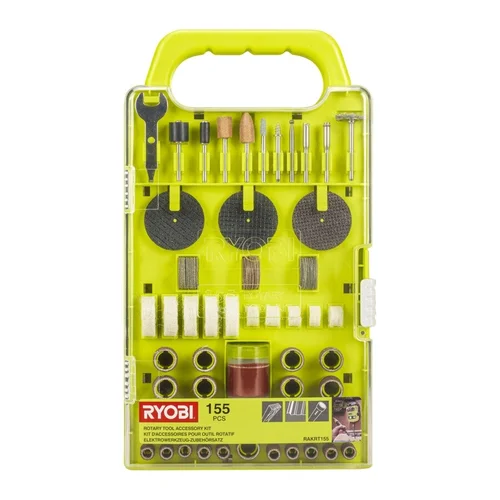 Ryobi RAKRT155 155 vnt priedų rinkinys image 1
