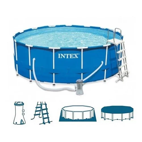 Intex 28242NP metalinio karkaso baseinas 457×457×122 cm image 3
