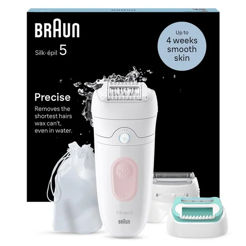 Braun Silk•épil 5 SE5-050 Epiliatorius Balta image 1