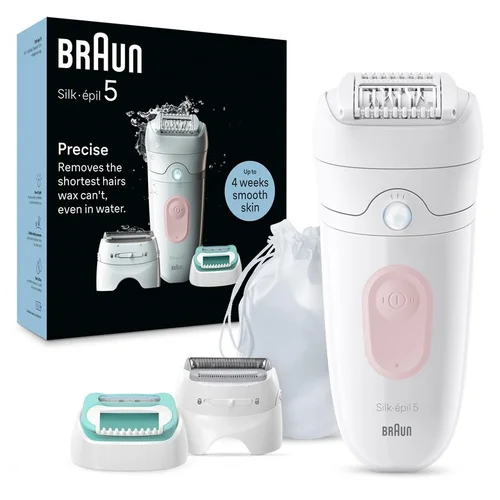 Braun Silk•épil 5 SE5-050 Epiliatorius Balta image 2