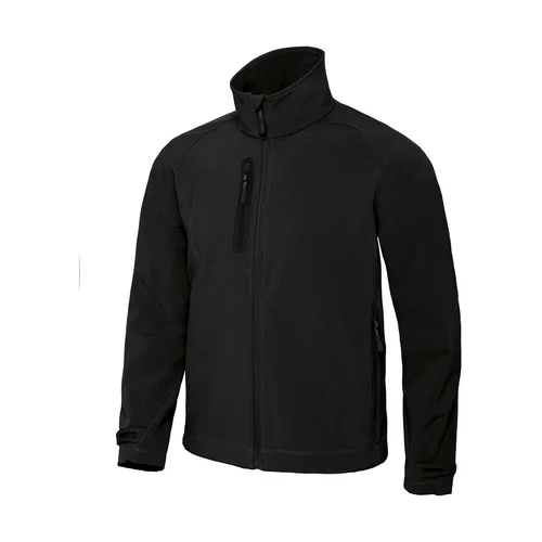 B&C JM951 Softshell striukė vyriška, įliemenuota, L, Juoda image 3