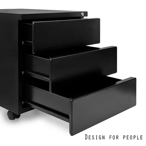 Spintelė UNIQUE CONTAINER 424, juoda image 3