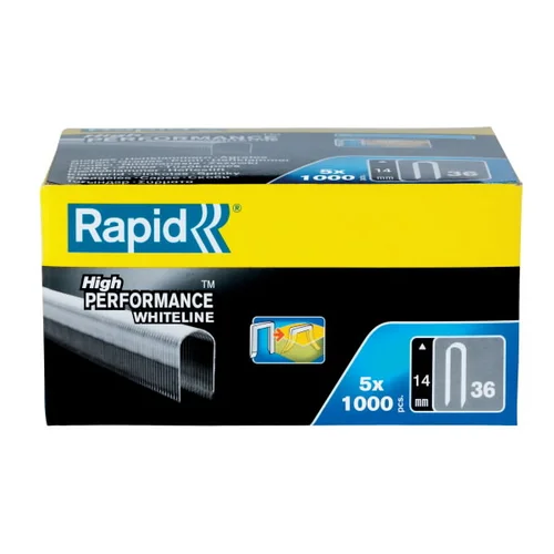 Rapid 36/14 kabės laidams, 5000 vnt., baltos image 3
