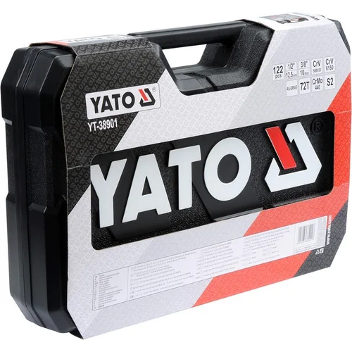 Yato YT-38901 Įrankių rinkinys 122 vnt. 1/2\" ir 1/4\" image 3