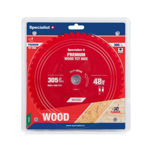 Specialist+ Pjovimo diskas 305x48Tx30mm, Wood PREMIUM image 1