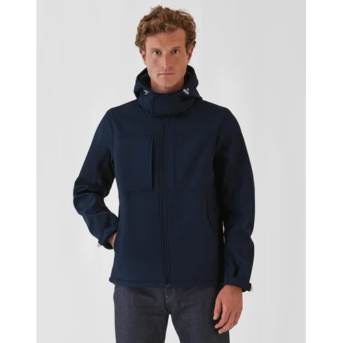 Vyriška B&C Softshell JM950 striukė nuo vėjo ir lietaus - XL, Raudona image 3