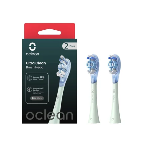 Oclean UC01 G02 dantų šepetėlio galvutės, 2 vnt., žalia image 1