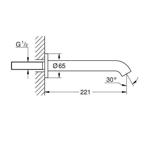 Grohe Essence 13449AL1 Snapas voniai image 3