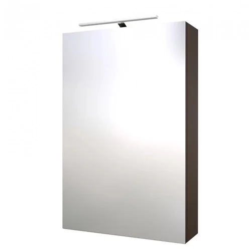 Veidrodinė spintelė su apšvietimu Kame SCANDIC LED, IP44, Juodas ąžuolas, 50 cm image 1