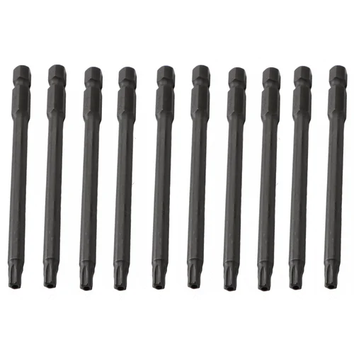 CHANGLU TOOLS Antgalis smūginis TORX su kiauryme 1/4" T25 x 100 mm, 10 vnt image 1