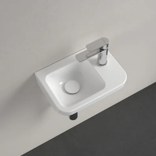 Villeroy & Boch Architectura 360x260 Baltas pakabinamas praustuvas su persipylimu image 3