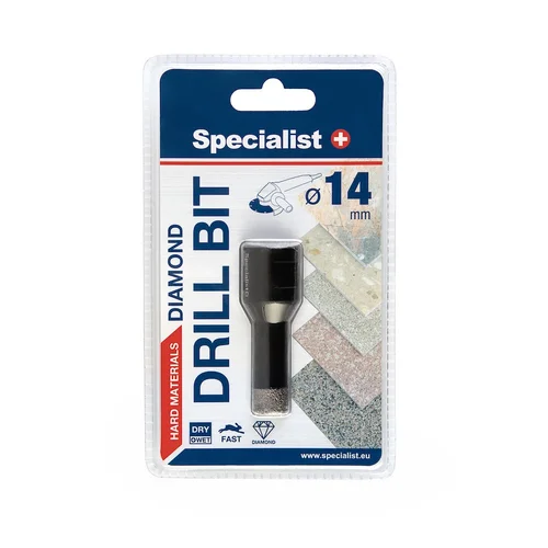 Specialist+ deimantinis grąžtas D14 M14 image 1