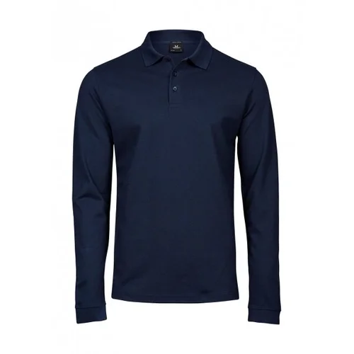 Tee Jays 1406 polo marškinėliai vyriški ilgomis rankovėmis – S, Balta image 1