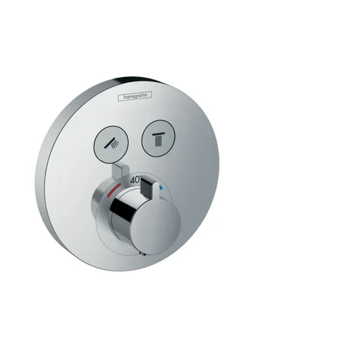 Hansgrohe ShowerSelect S 15743000 potinkinis termostatinis maišytuvas Chromo image 2