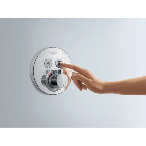 Hansgrohe ShowerSelect S 15743000 potinkinis termostatinis maišytuvas Chromo image 3