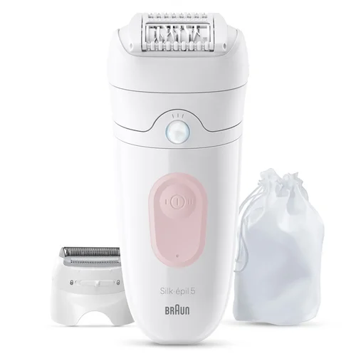 Braun Silk-épil 5 SE5-030 epiliatorius, balta/rožinė spalva image 2
