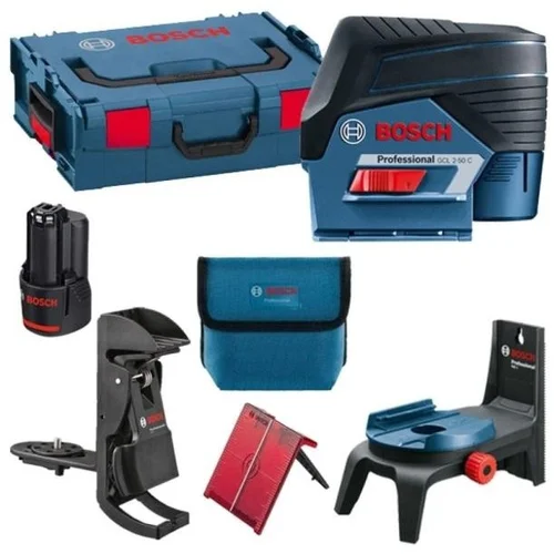 Bosch GCL 2-50 C kombinuotasis lazeris RM2 +1×2,0 Ah baterija image 2