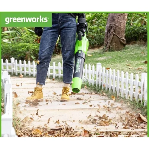 GreenWorks GD24X2AB Akumuliatorinis pūstuvas, 48V (2x24V) image 2