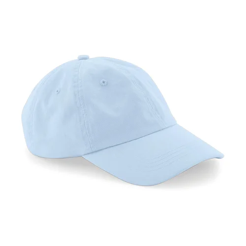 Beechfield B653 medvilninė kepuraitė su snapeliu - Vienas dydis, Pastel Blue image 1