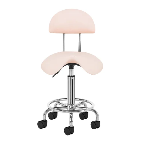 Activeshop 6001 rožinė balninė kosmetologinė kėdutė image 2