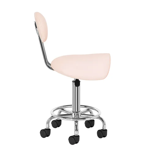 Activeshop 6001 rožinė balninė kosmetologinė kėdutė image 3